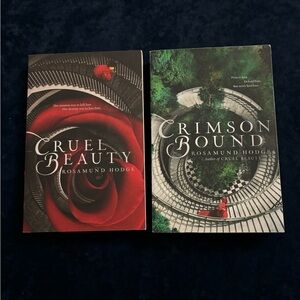 Cruel beauty and crimson bound paperback books